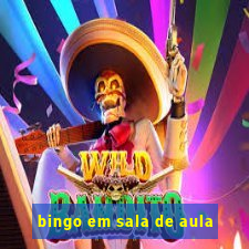 bingo em sala de aula